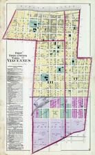Vincennes - Wards 1, 3 and 4, Knox County 1880